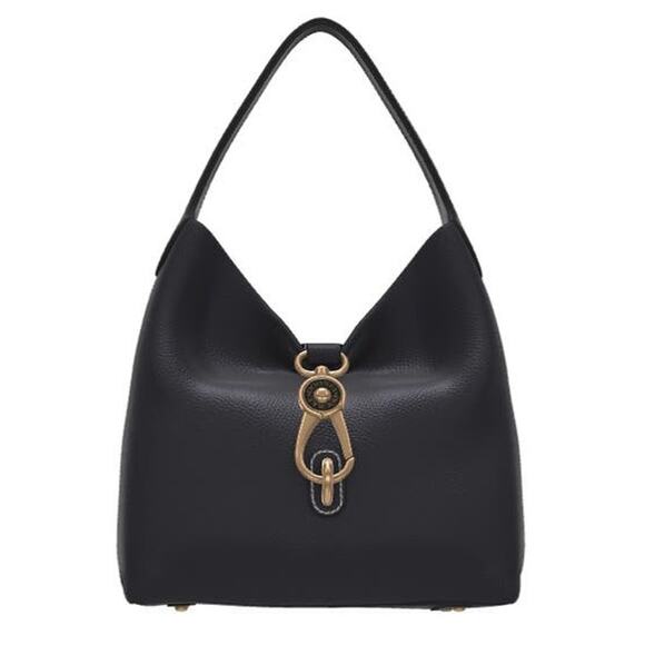 Dooney & Bourke Pebble Grain Leather Large Sack shoulder Purse Hobo bag 0708143 - Picture 1 of 15